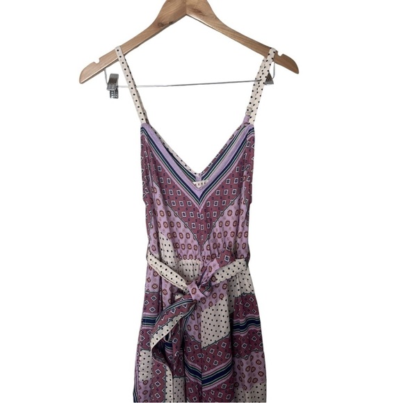 Xirena Karolina DressTie Asymmetric Hem Patchwork Calico Handkerchief XS 1226 - Picture 3 of 7